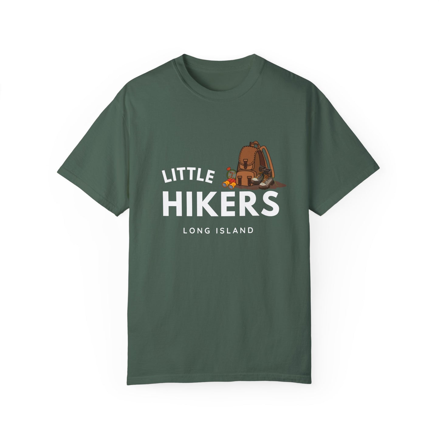 Little Hikers Adult Shirt blue spruce
