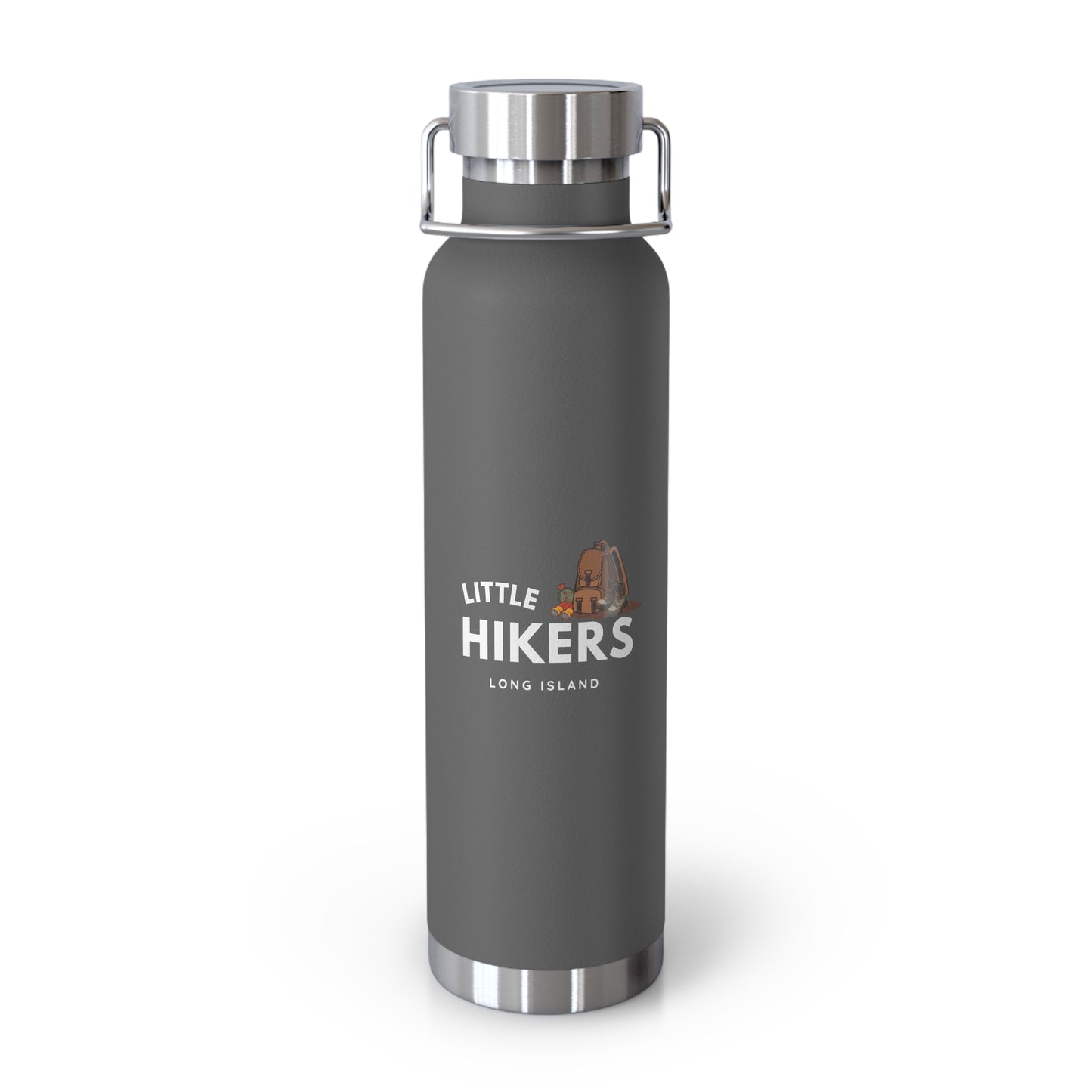 Little Hikers Insulated Bottle grey