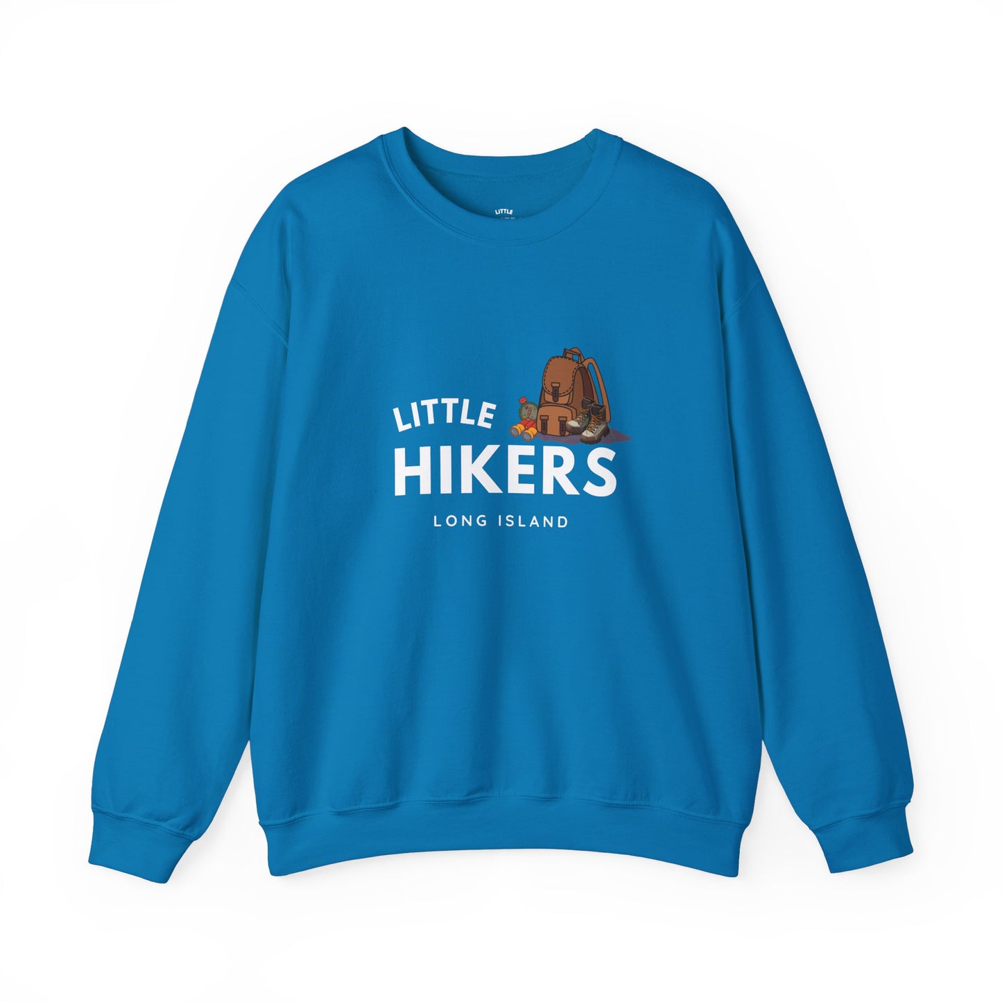 Little Hikers Parents Crewneck Sweatshirt sapphire