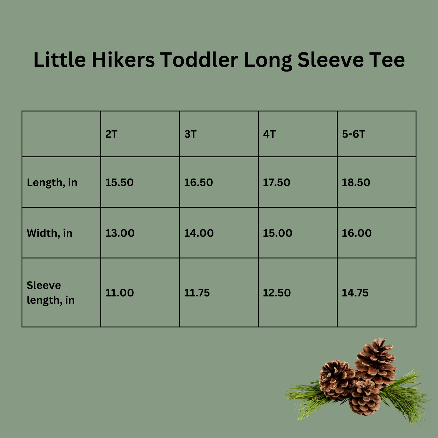 Little Hikers Toddler Long Sleeve White Tee