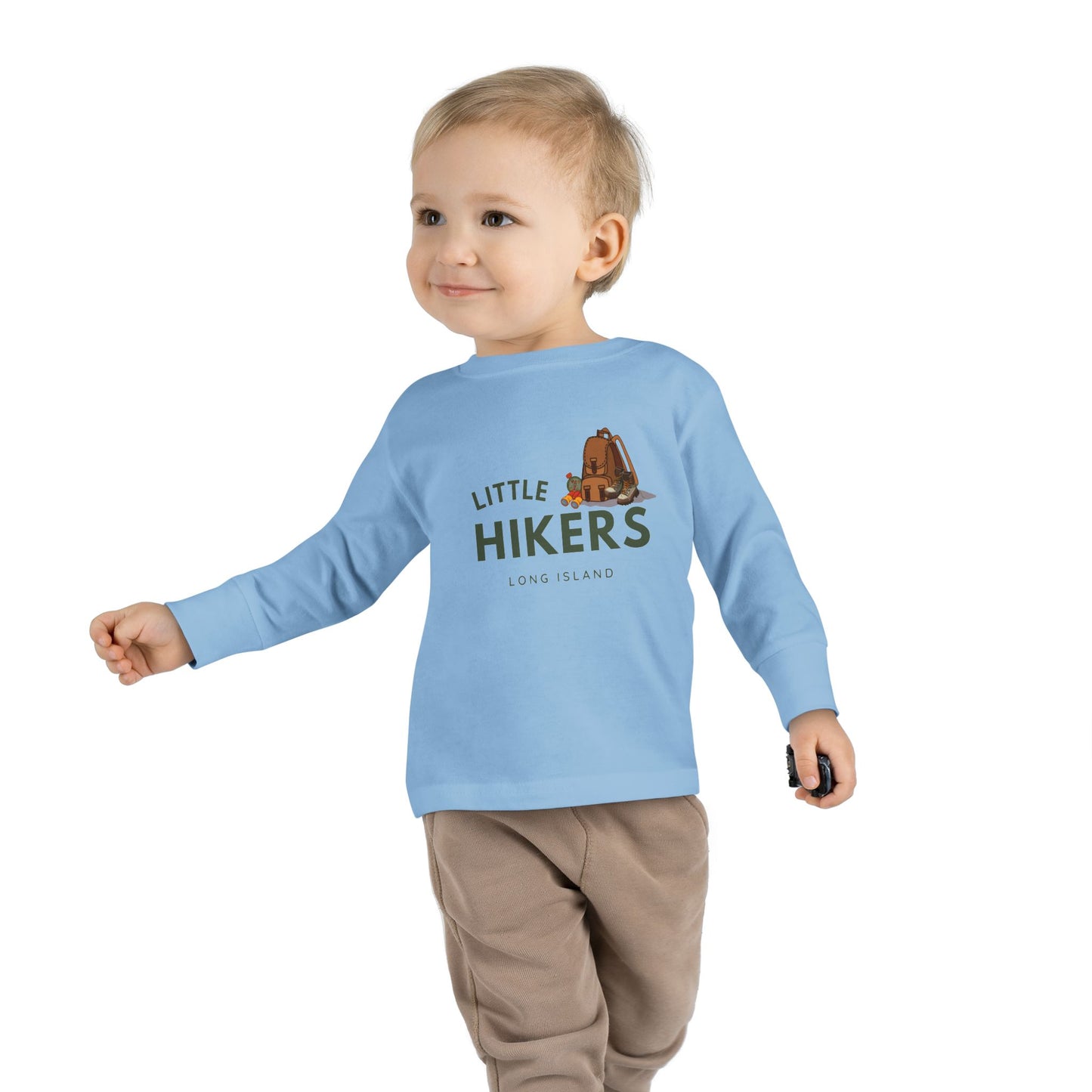 Little Hikers Toddler Long Sleeve Tee light blue
