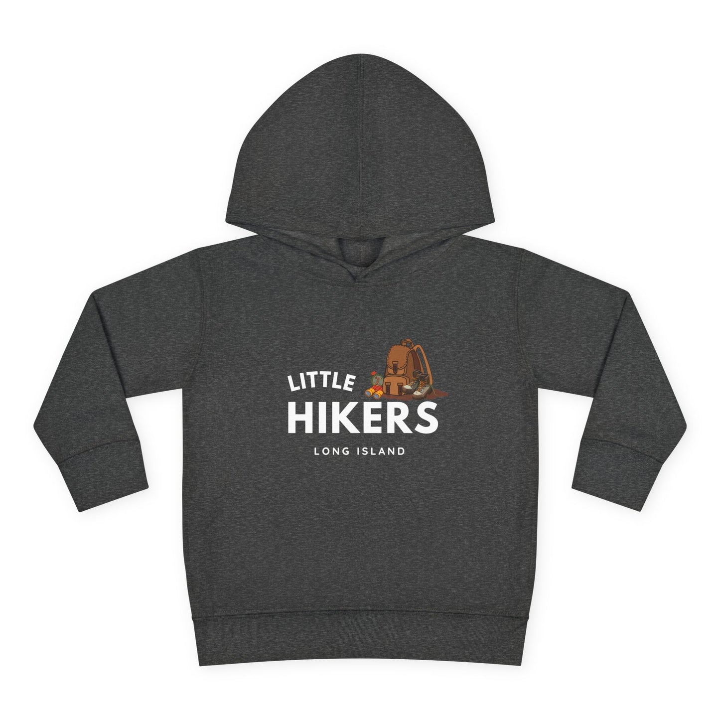 Little Hikers Toddler Pullover Fleece Hoodie black