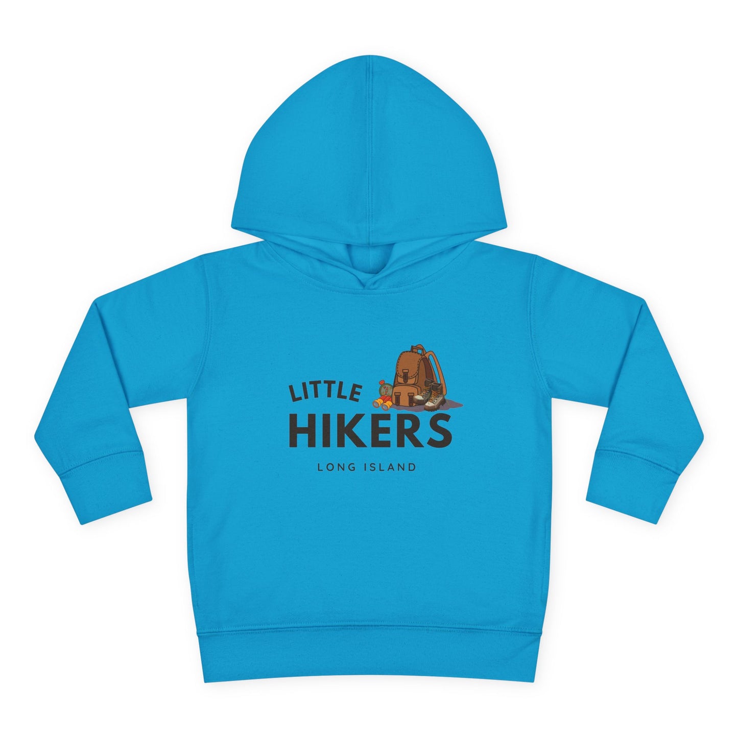 Little Hikers Toddler Pullover Fleece Hoodie blue