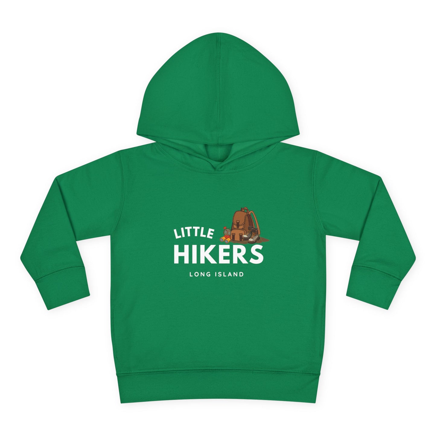 Little Hikers Toddler Pullover Fleece Hoodie green