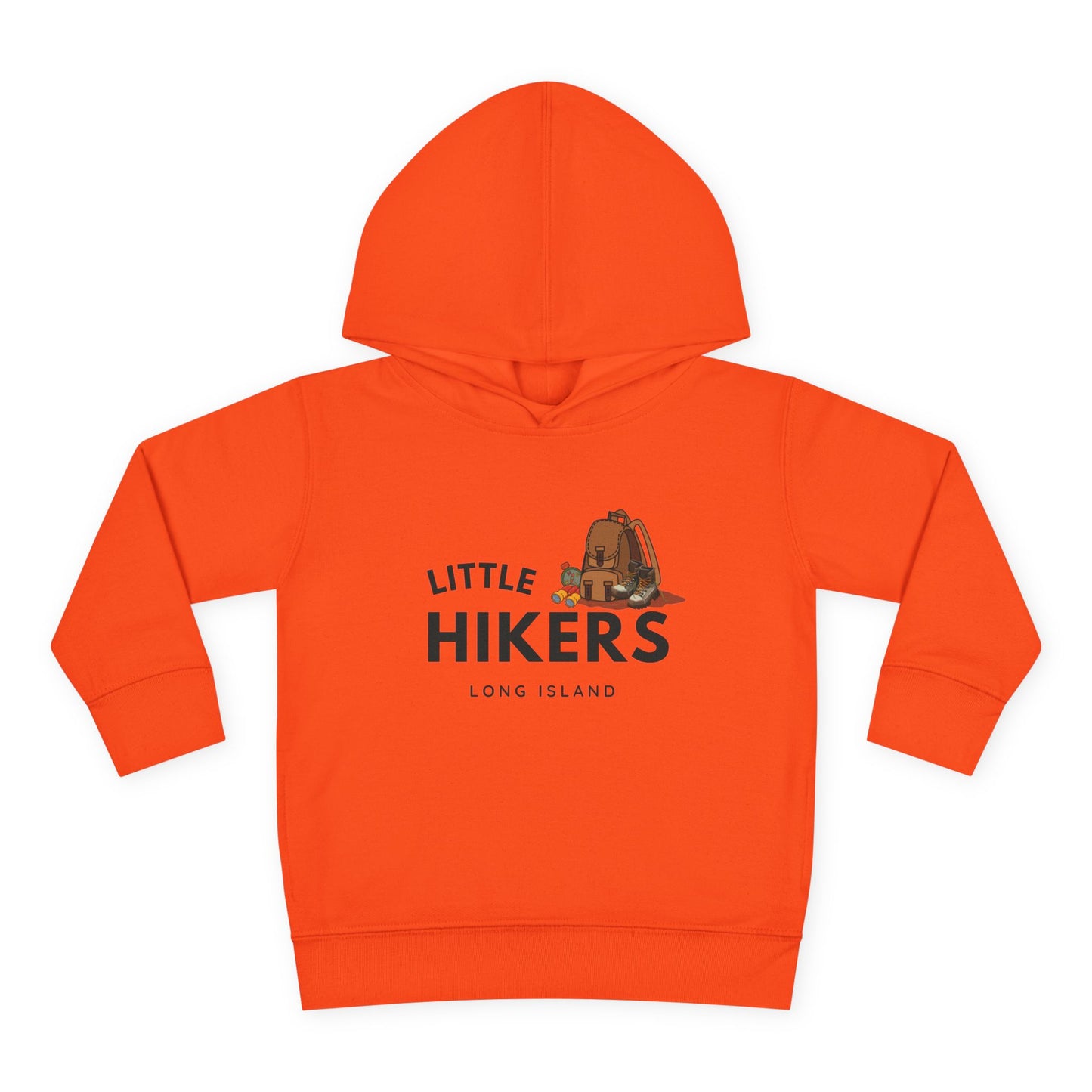 Little Hikers Toddler Pullover Fleece Hoodie orange