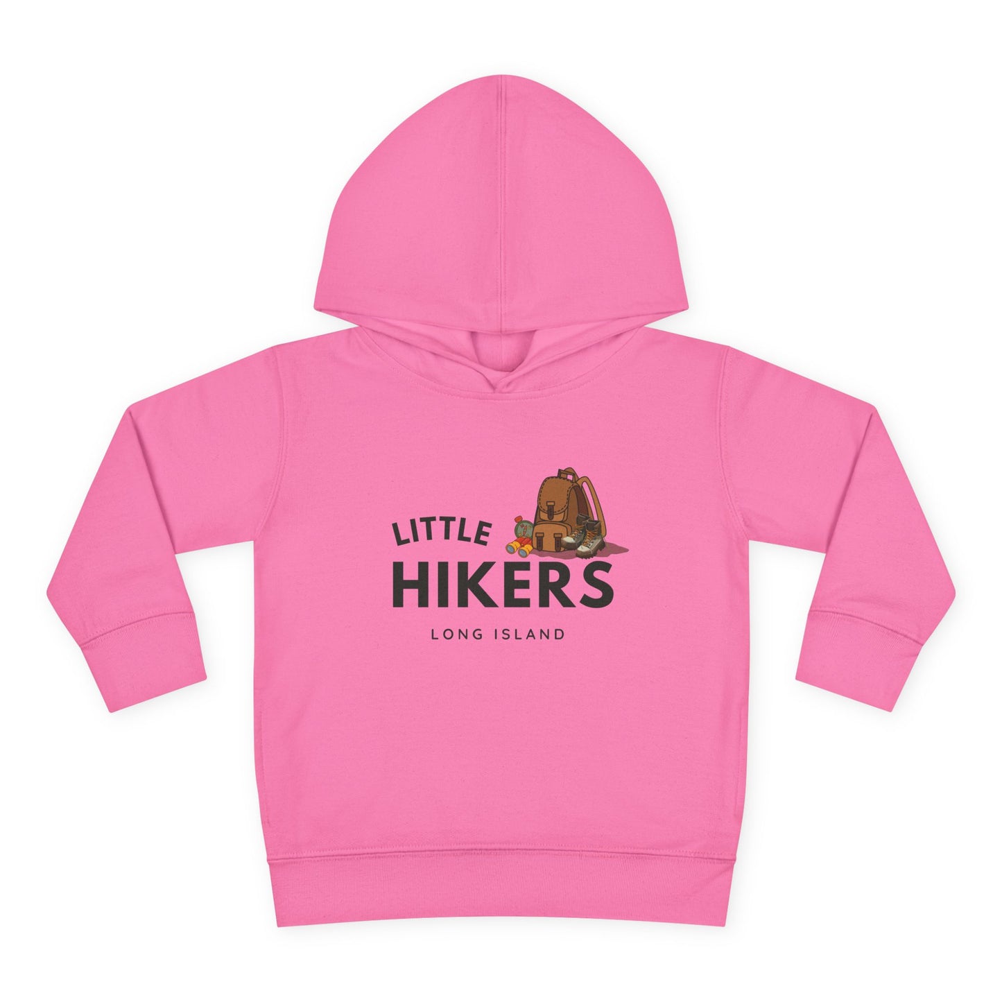 Little Hikers Toddler Pullover Fleece Hoodie pink