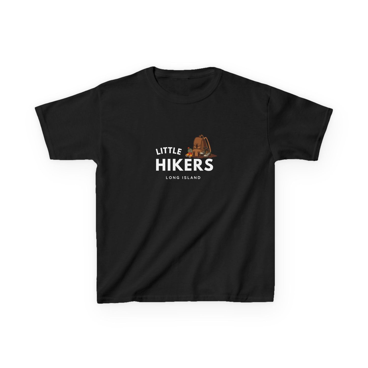 Little Hikers Youth Cotton Tee black