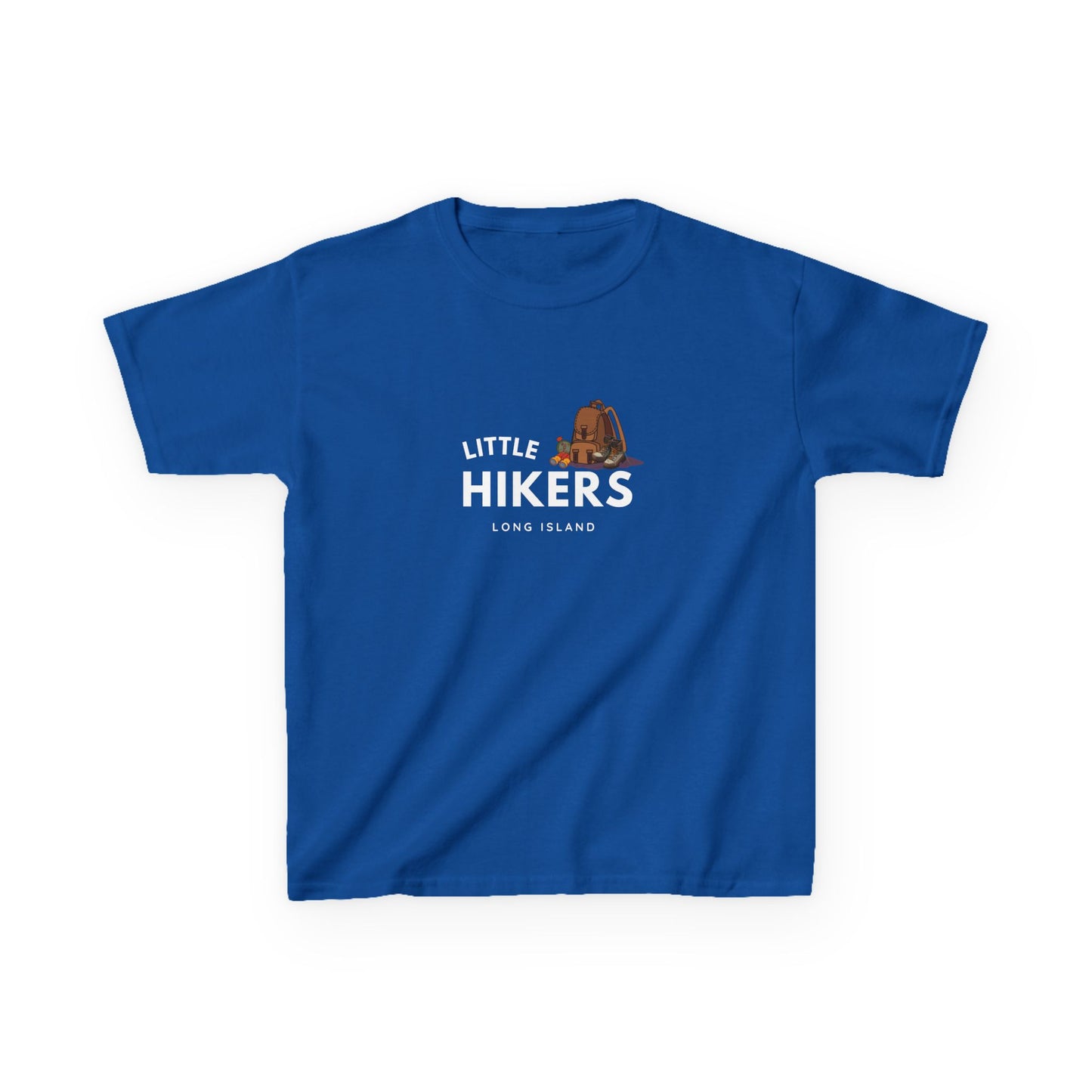 Little Hikers Youth Cotton Tee blue