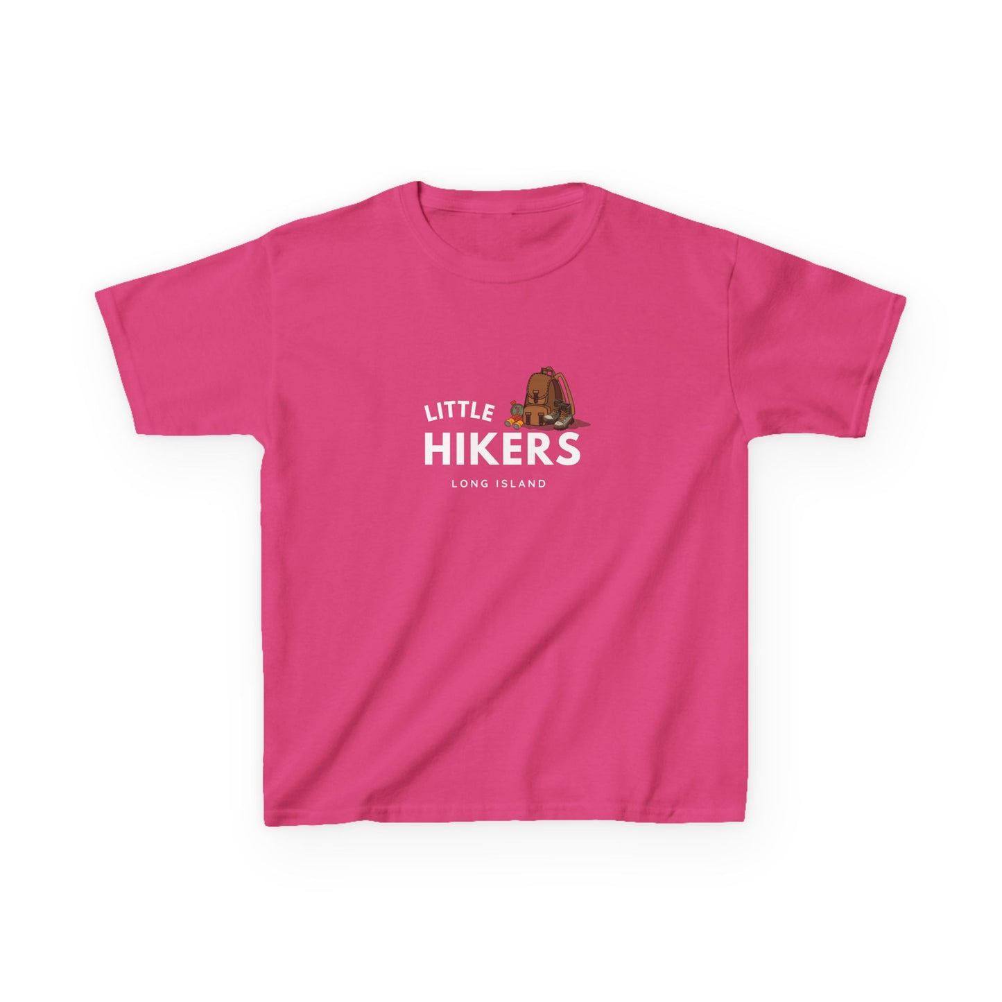 Little Hikers Youth Cotton Tee pink