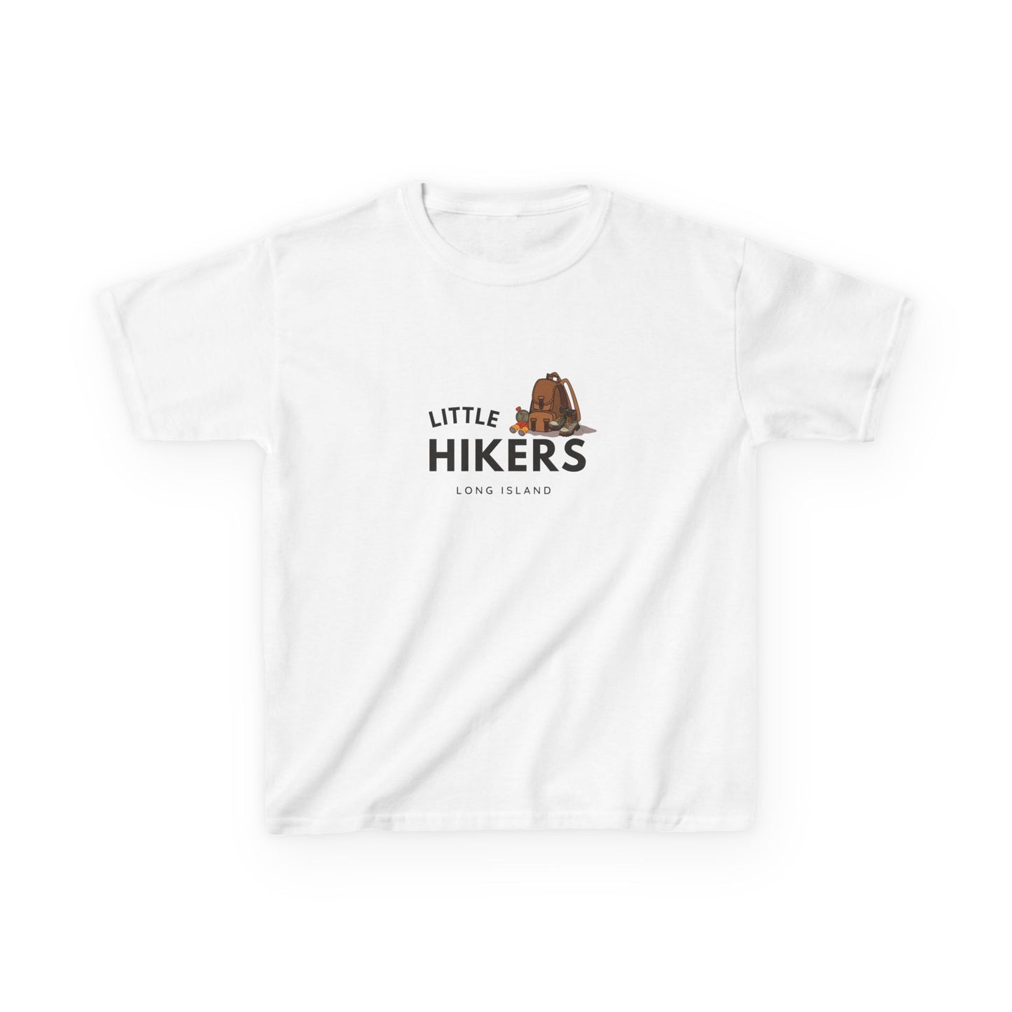 Little Hikers Youth Cotton Tee white