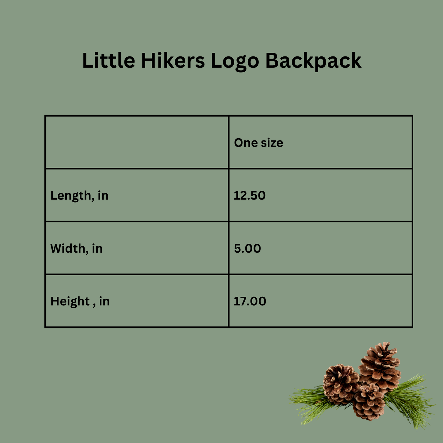 Little Hikers Logo Backpack