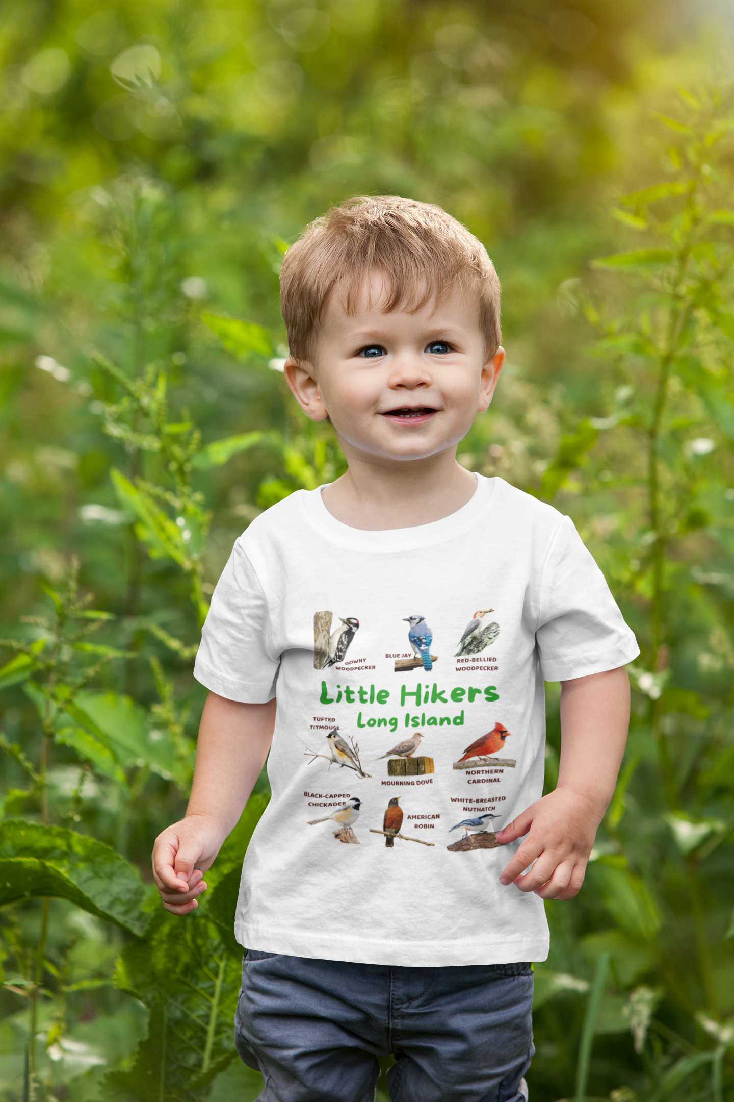 little hikers long island bird shirt